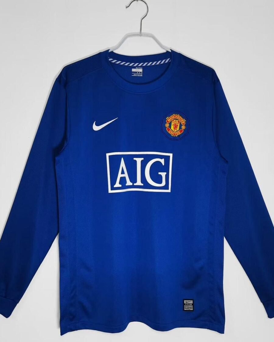 RETRO FULL SLEEVES MANCHESTER UNITED THIRD 2007/08