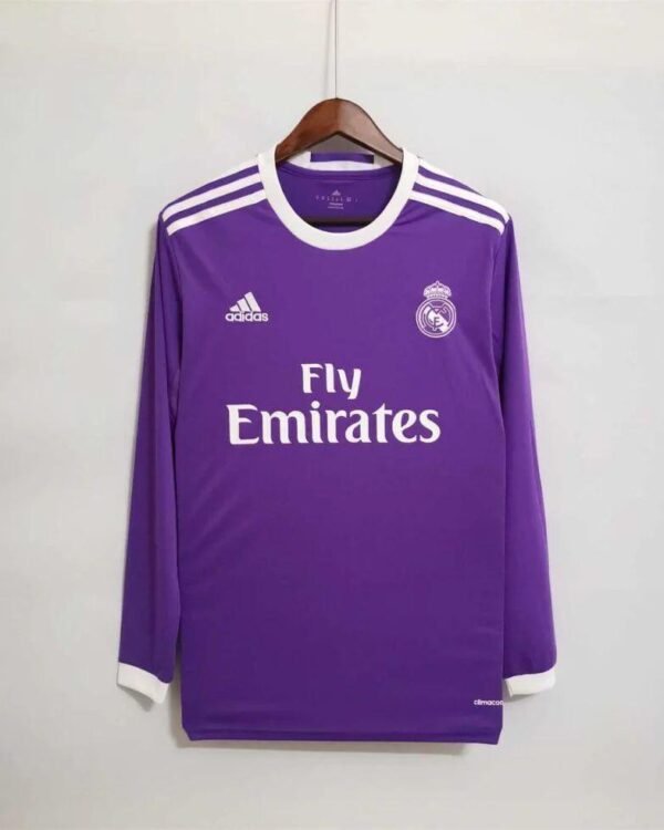 RETRO FULL SLEEVES REAL MADRID AWAY 2016/17