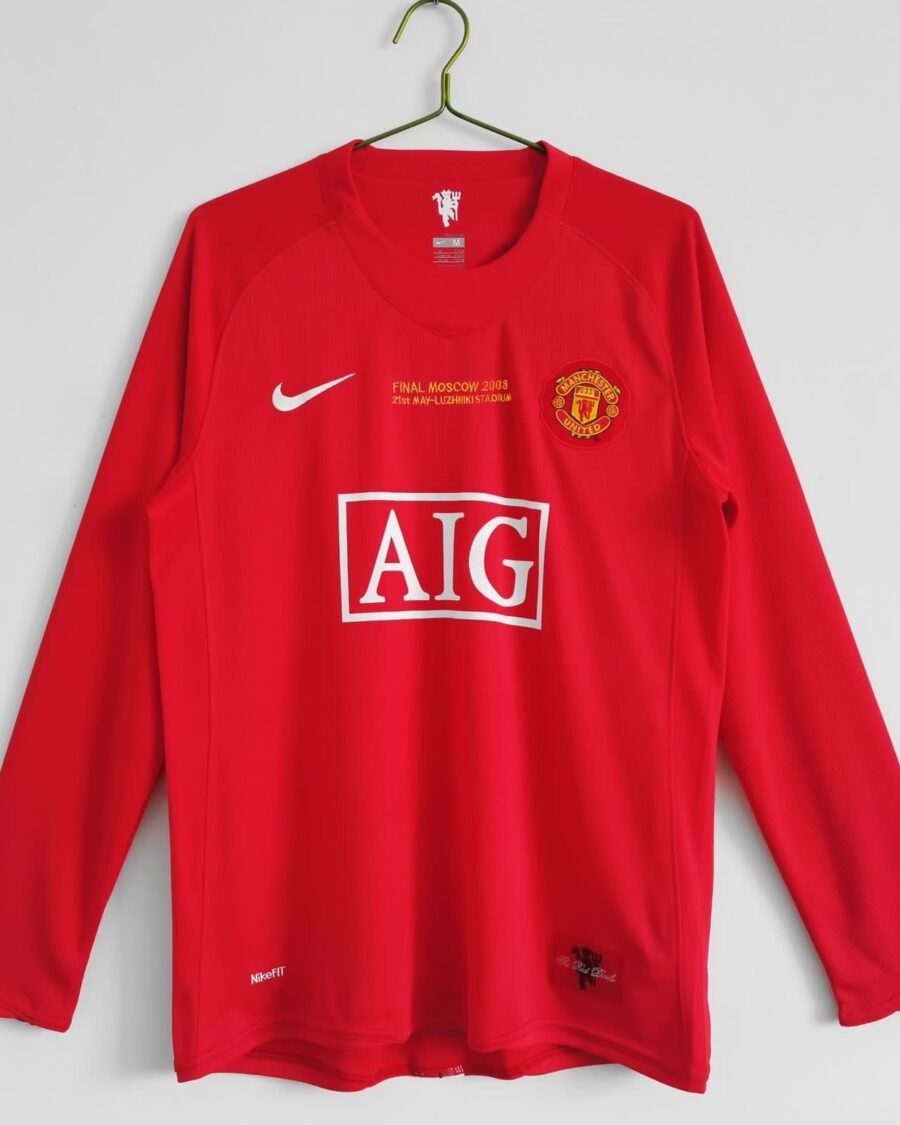 RETRO FULLSLEEVES MANCHESTER UNITED HOME 2007/08