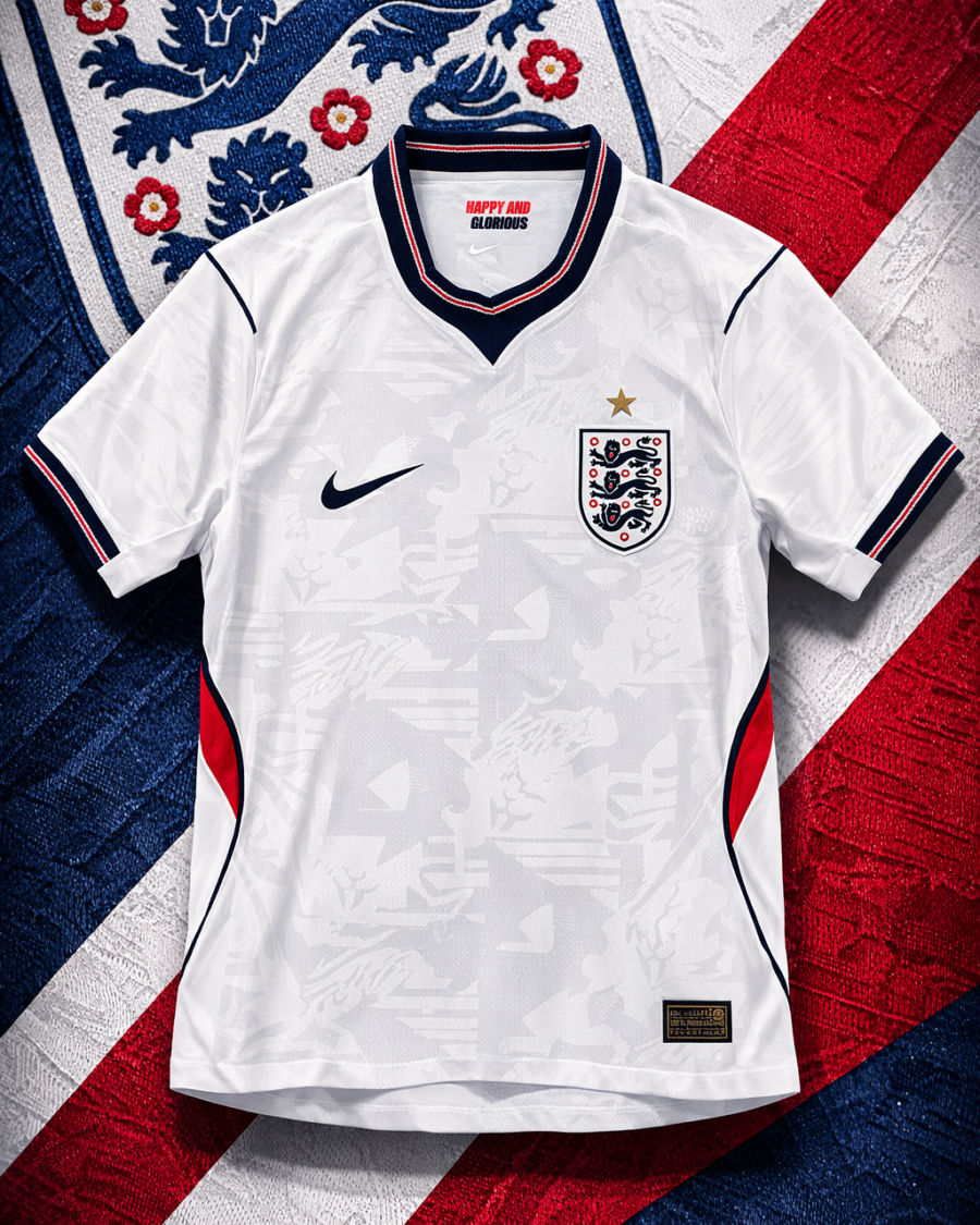 England 2026 World Cup Home Jersey