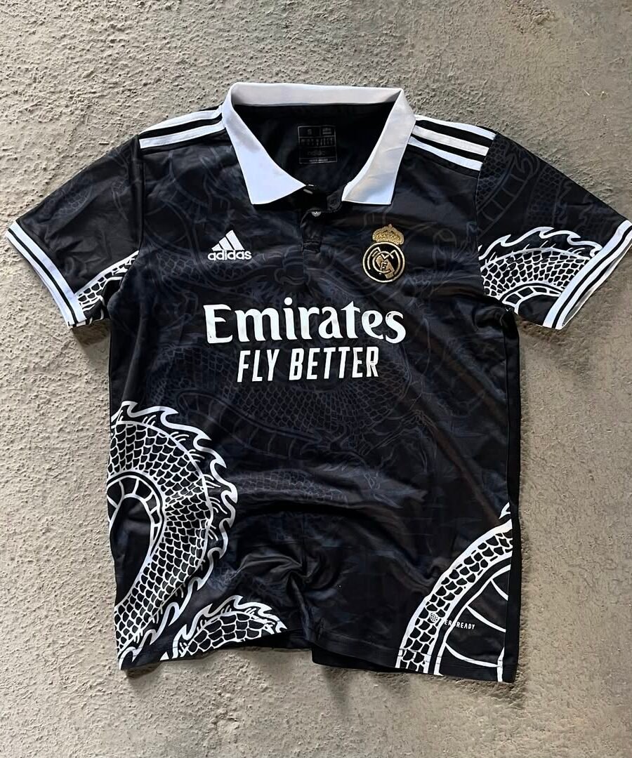 Real Madrid Black Dragon Jersey