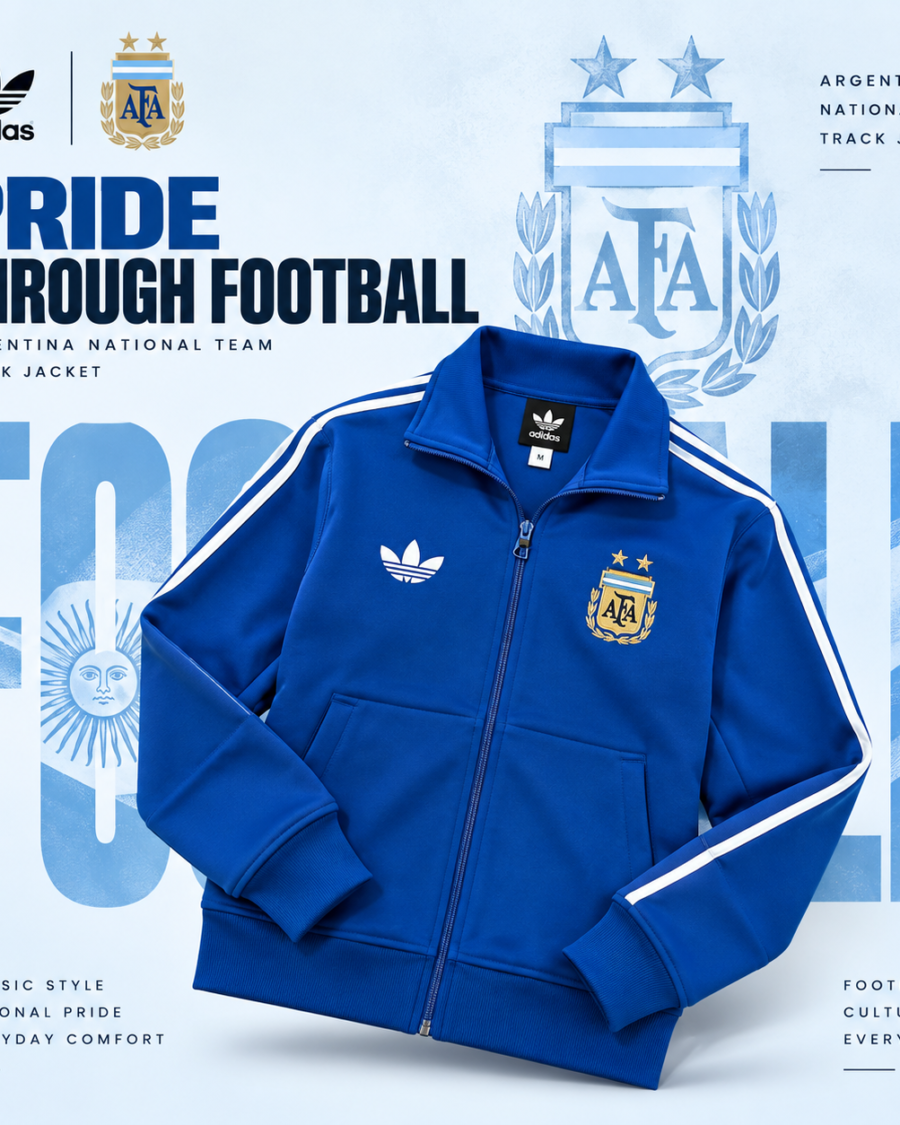 Argentina Adidas Track Jacket – Royal Blue