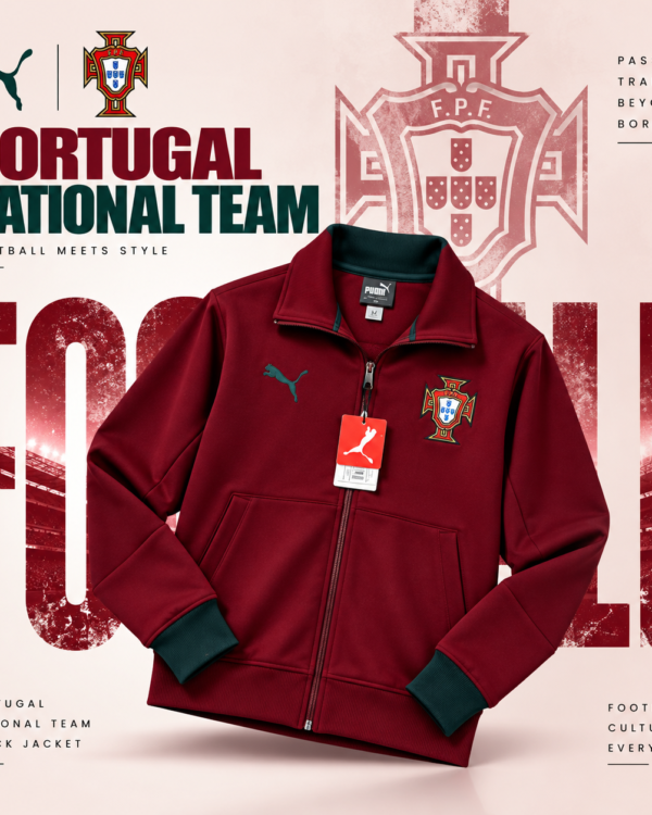 Portugal Track Jacket – Burgundy