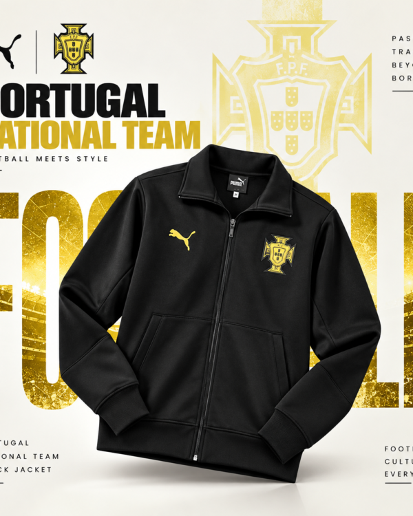 Portugal Track Jacket – Black