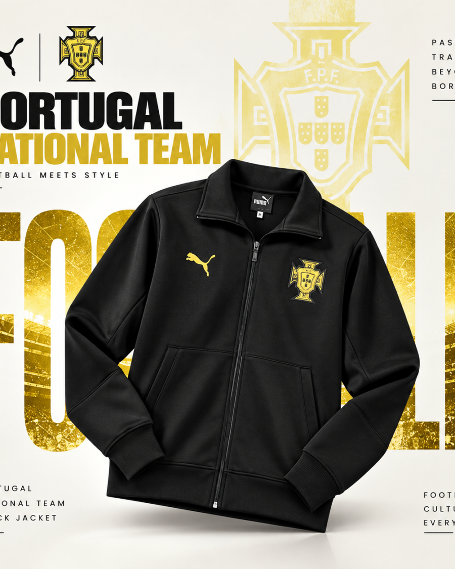 Portugal Track Jacket – Black
