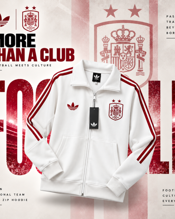 Spain Track Jacket – White