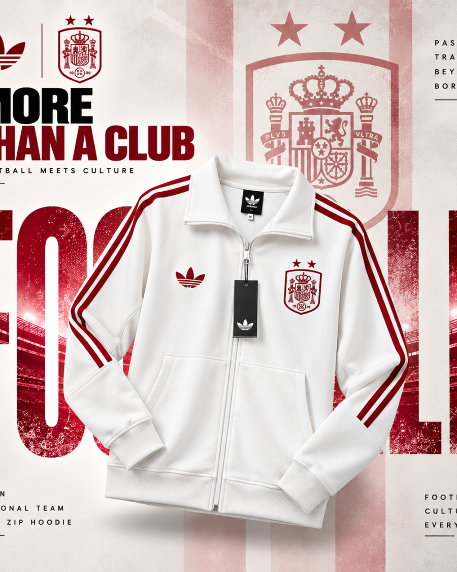 Spain Track Jacket – White